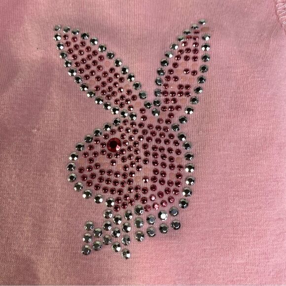 PLAYBOY Classic Bling Bunny Dog Shirt - Picture 2 of 8